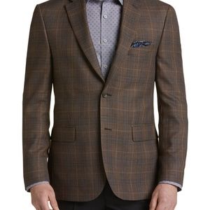 Jos A Bank windowpane sport coat